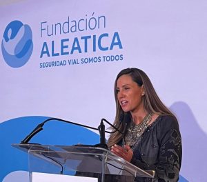 Fernanda Espinosa, directora de Fundación Aleatica. Aleatica Foundation: one year contributing to save lives