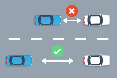 distancia de seguridad entre vehiculos carros autos Ciudad de México