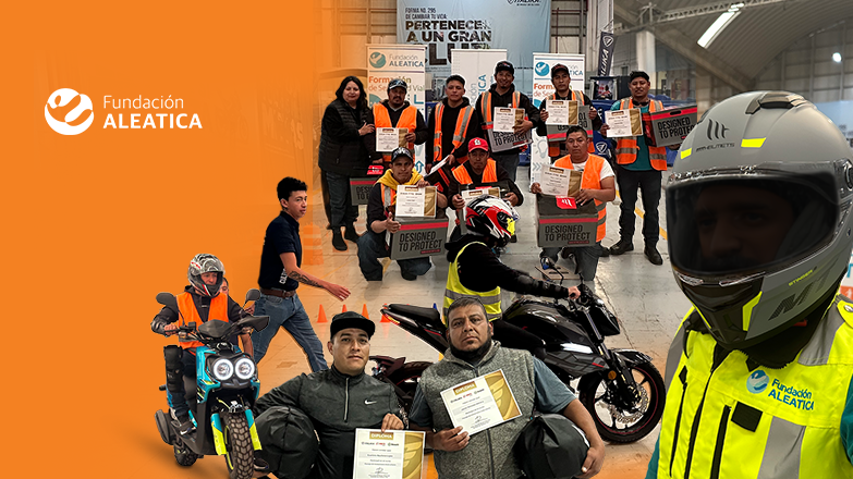 Aleatica capacita motociclistas para salvar vidas.