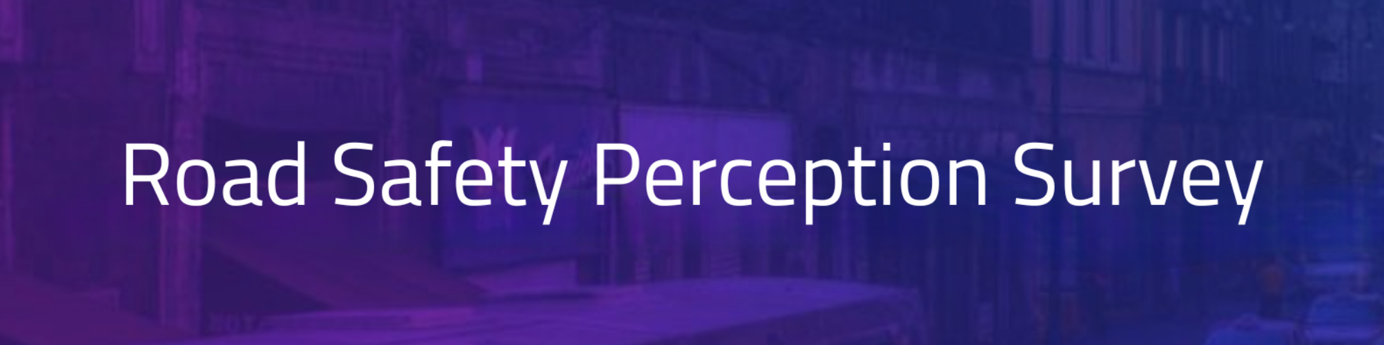 Road Safety Perception Survey